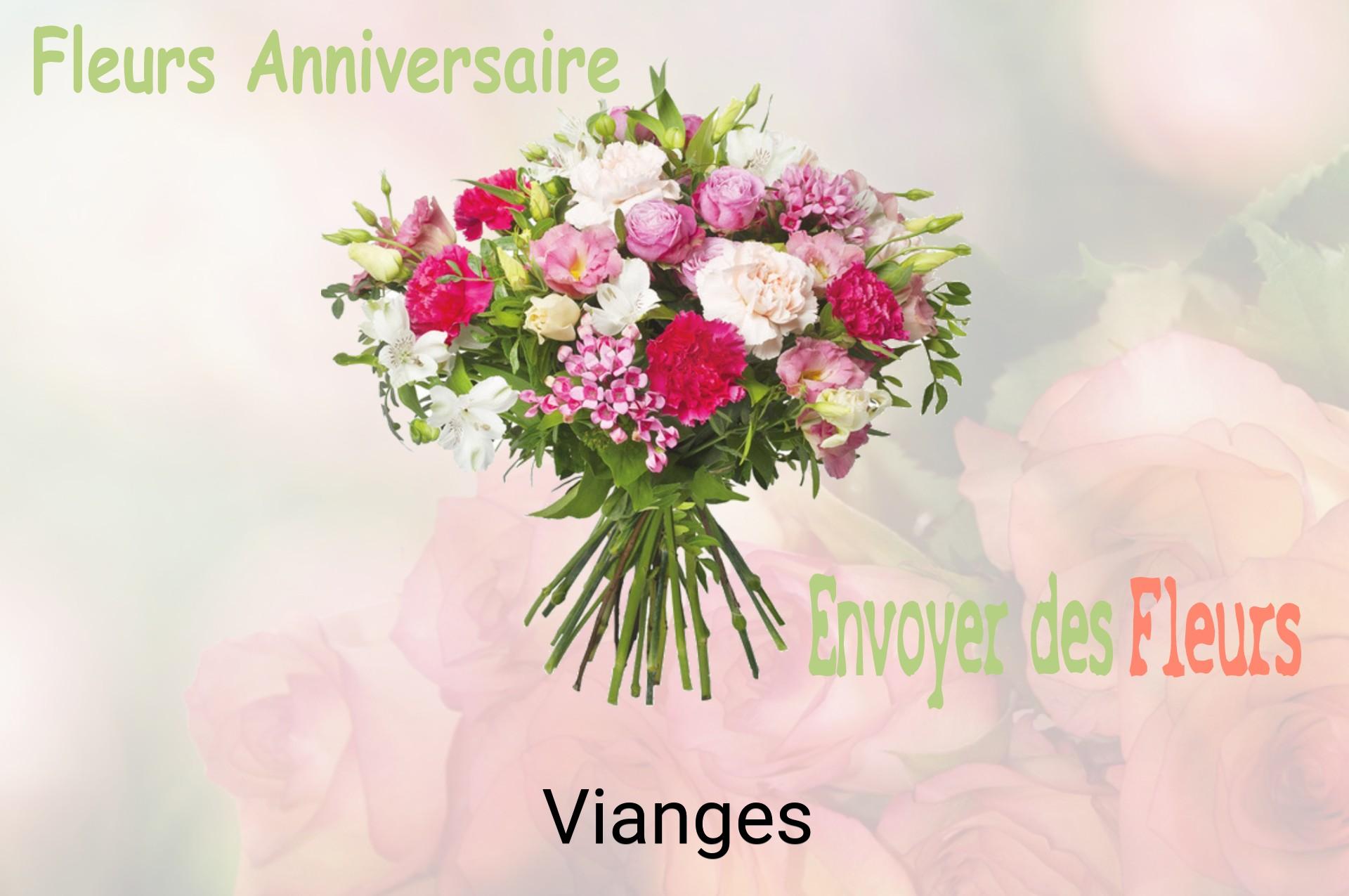 Bouquet de fleurs d’anniversaire livré à Vianges
