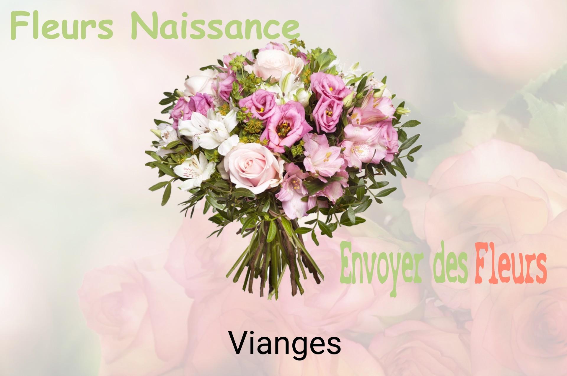 Bouquet de fleurs de naissance livré à Vianges